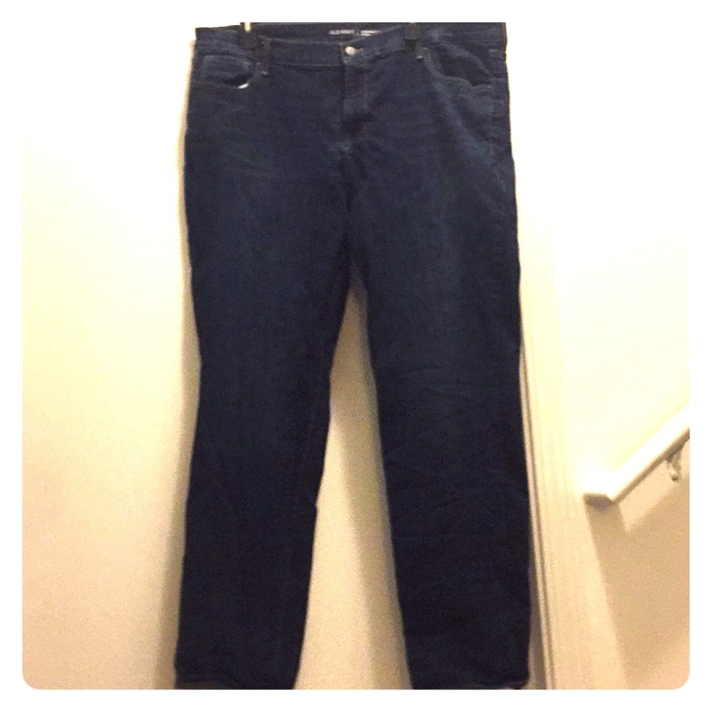 Old navy dark wash jeans